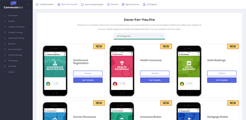 done for you pro screenshot