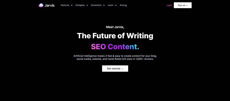 Jarvis AI text generator