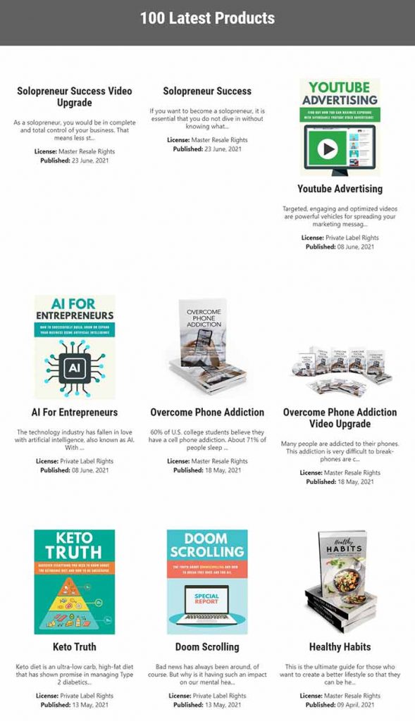 New Products - www.idplr.com