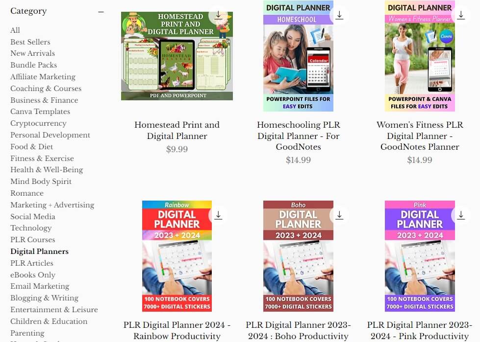 PLR ebook supplier journals