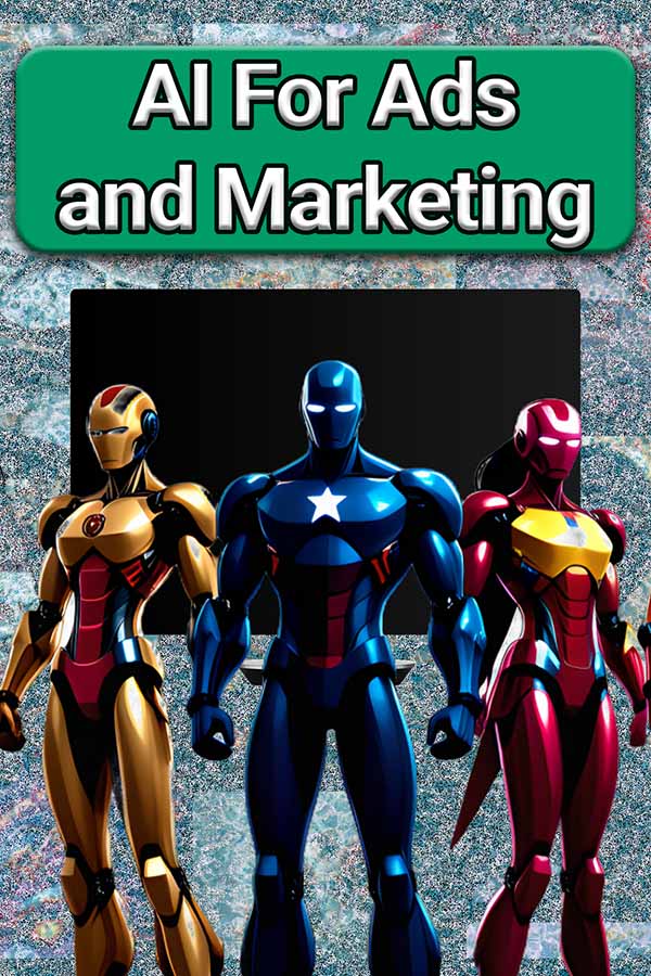 ai for ads and marketing pin