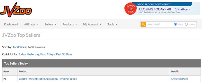 best jvzoo products to sell as affiliate