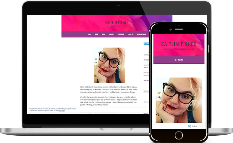 born again minimalist website