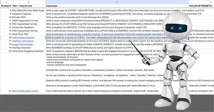 robot teaching chatgpt prompts