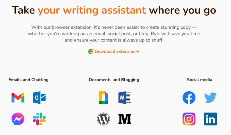 rytr chrome extension