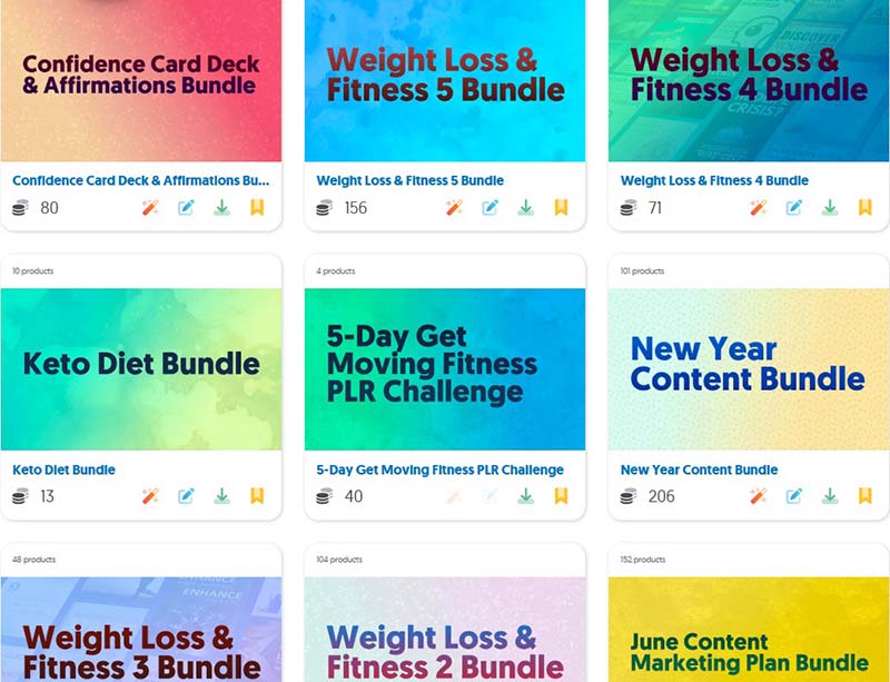 weight loss and fitness plr course bundles